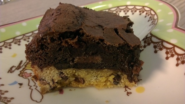 Oreo - Brownie med Chocolate chip Cookie bunn