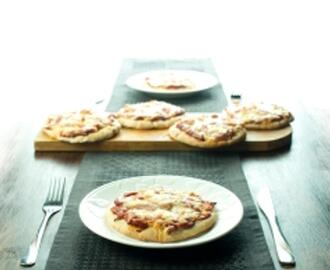 Pita-pizza med bacon