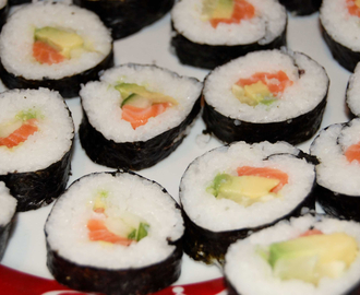 Sushi som lørdagskos