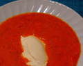 Suppe av ovnsbakte tomater