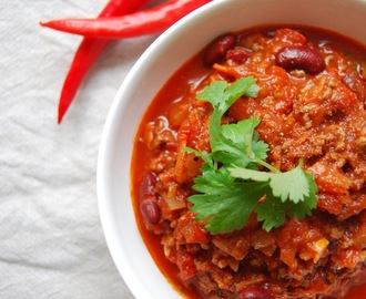 Tex Mex: Red Hot Chili Con Carne..