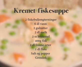 Oppskrift: fiskesuppe