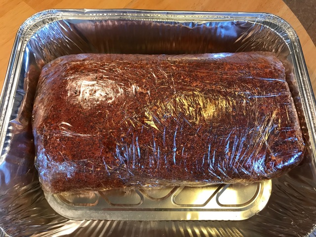 Pulled pork in the offset smoker