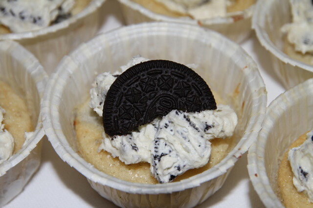 Oreo cupcakes med oreo frosting