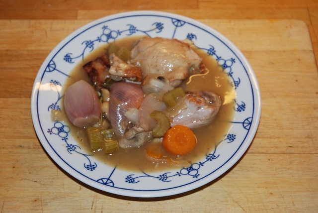 Poulet au vin blanc (Kylling i hvitvin)