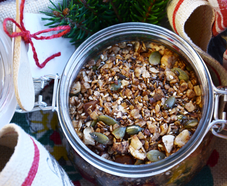 Oppskrift: Granola med smak av jul