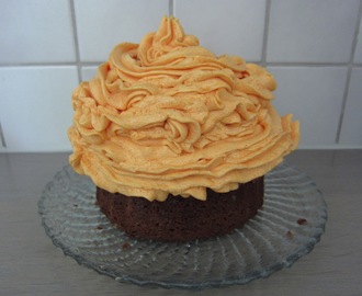 Giant Cupcake Sjokoladekake