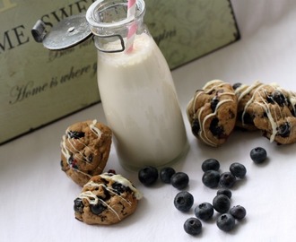 Brown Sugar Blueberry Cookies