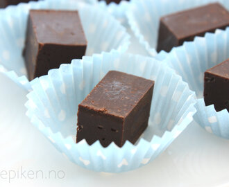 Melkesjokolade Fudge