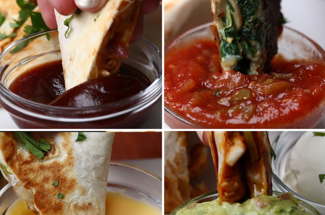Here's Four Ways To Make A Quesadilla