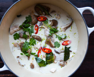 Thai kokos kyllingsuppe / Tom kha gai