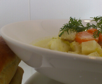Fiskesuppe med sitrongress og koriander