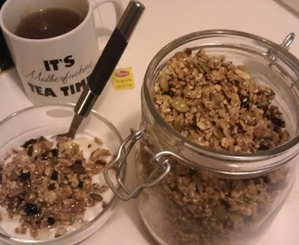 Hjemmelaget granola.