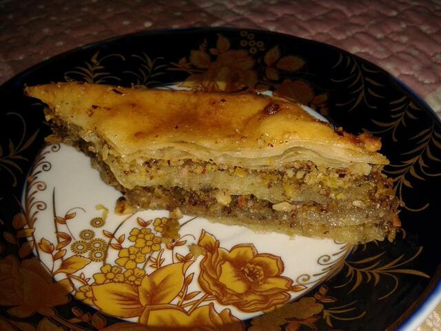 Tunisisk Baklava med Pistasjnøtter