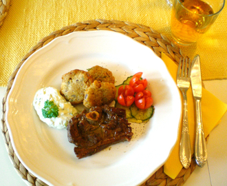 Falafel med tzatziki