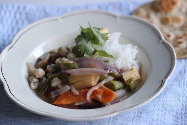 Thai grønn curry – vegan