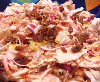 Coleslaw med pecan och citron