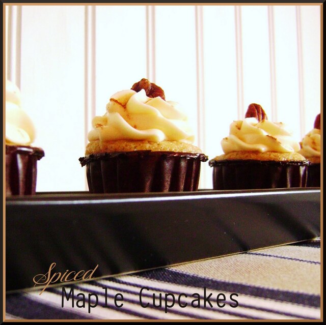 Spiced Maple Cupcakes (Kryddiga Lönnsirap Cupcakes)