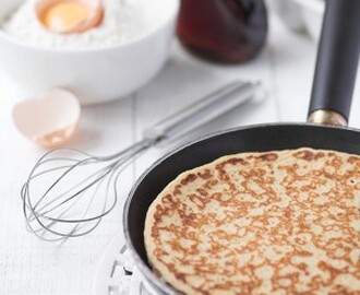 Recept på pannkakssmet till pannkakor, plättar och crepes