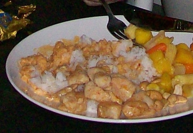 Kycklingwok med cashewnötter