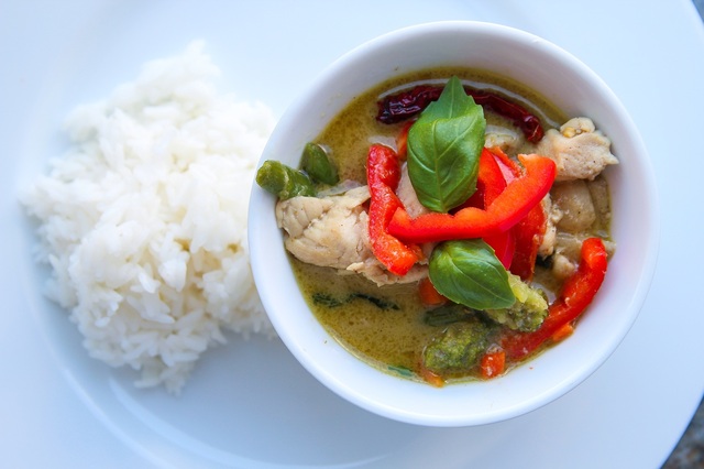 En äkta Thai green curry
