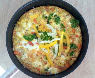 Rotfruktsfrittata – vego och paleo