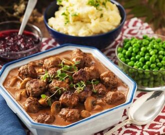 Klassiker! Köttbullar med svampsås