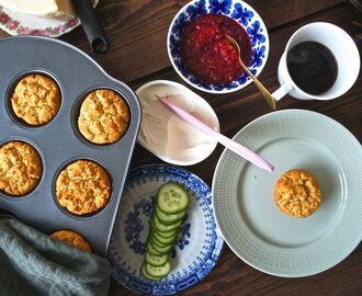 Glutenfria scones med chiasylt