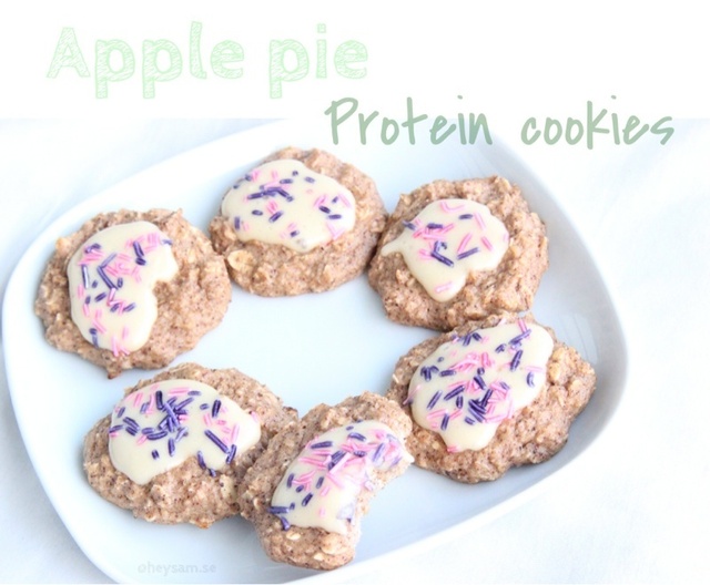 Apple Pie Protein Cookies