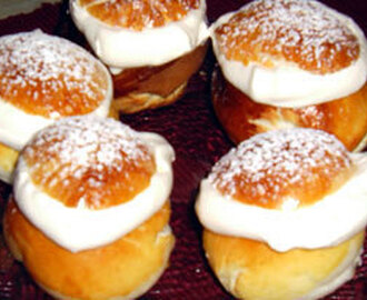 Semlor med kesella