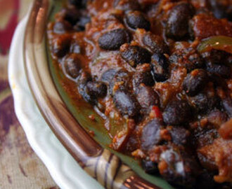 B.B.B. (Barbacued Black Beans)