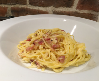 Torbjörns pasta carbonara – Snabbt och gott