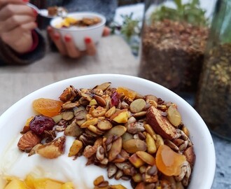 Två stycken olika GRANOLA