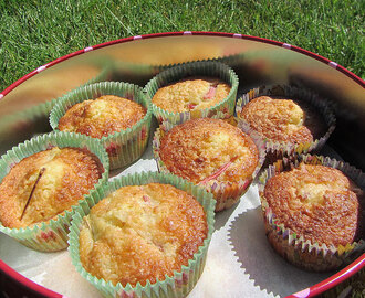 Rabarbermuffins