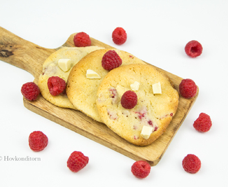 White Chocolate Raspberry Cookies