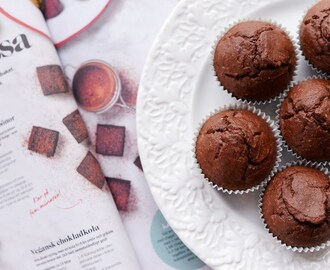 Nyttiga chokladmuffins