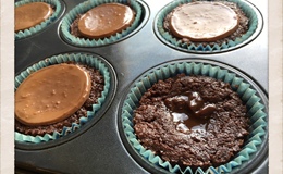 Chokladmuffins med kondenserad chokladmjölk