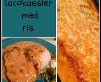 Tacokassler med ris