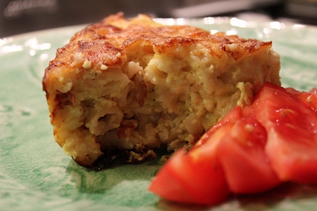 Makaronipudding - den godaste någonsin - tack för det Mannerström!