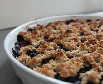 Gluten-, mjölk-, och sockerfri bärpaj!