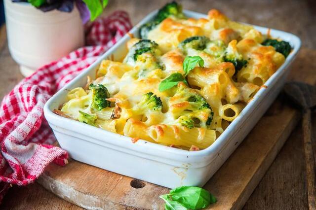 Veckans middagstips: pasta- och broccoligratäng