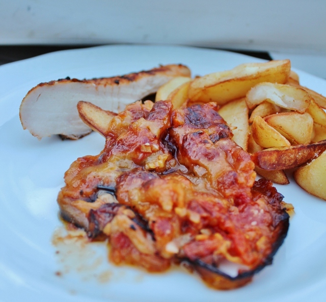 Melanzane - auberginegratäng som passar finfint till grillat kött