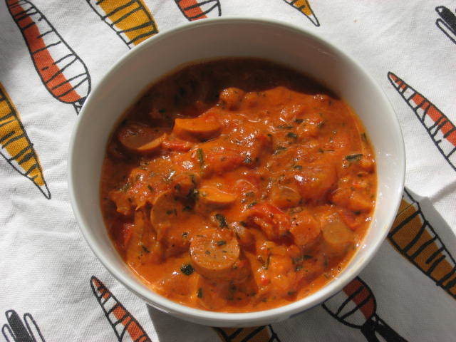 Snabb tomatsås med ramslök