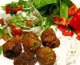 Falafel med Ali Babas gurksås