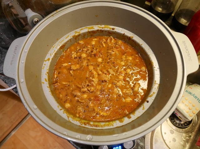 Kyckling och linsgryta i Crock Pot