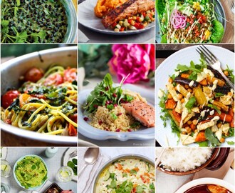 12 gratis veckomenyer utan gluten, mjölk och socker – även tips om hur man vegananpassar…