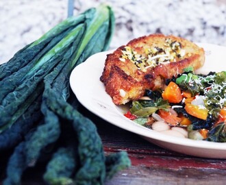 Minestrone med polentabröd och gremolata