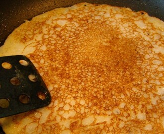 Glutenfri och laktosfri pannkaka