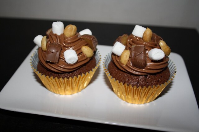 Rocky Road-cupcakes