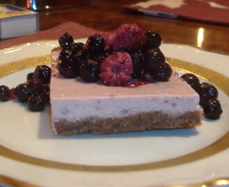 Lingon cheesecake